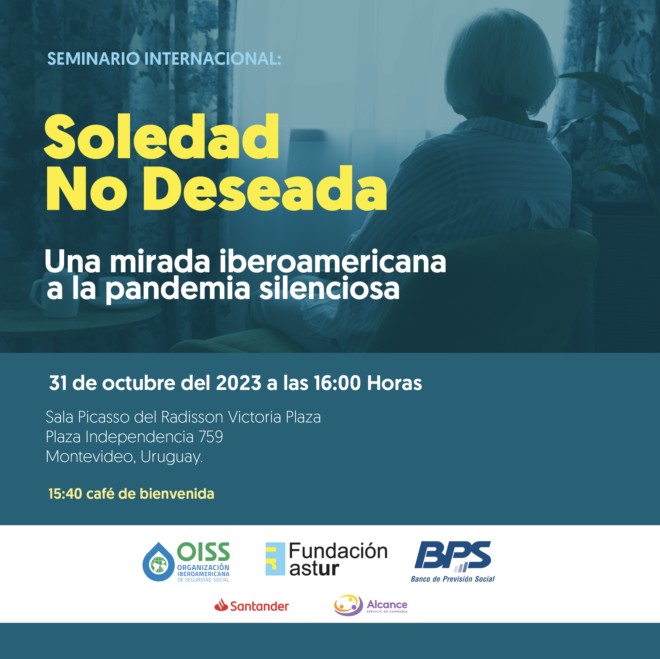Próximamente seminario internacional: Soledad no deseada. Una mirada iberoamericana a la pandemia silenciosa